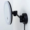 Зеркало косметическое WasserKRAFT K-1004BLACK с LED-подсветкой, 3-х кратным увеличением черный Зеркало косметическое WasserKRAFT K-1004BLACK с LED-подсветкой, 3-х кратным увеличением черный