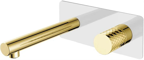 Смеситель для раковины Boheme Stick 125-WG DIAMOND GOLD Смеситель для раковины Boheme Stick 125-WG DIAMOND GOLD