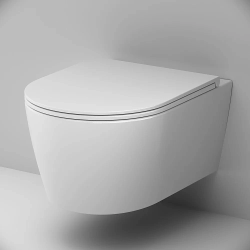 Унитаз подвесной AM.PM Func C8F1900SC Aquaspin 49 см с сиденьем Унитаз подвесной AM.PM Func C8F1900SC Aquaspin 49 см с сиденьем