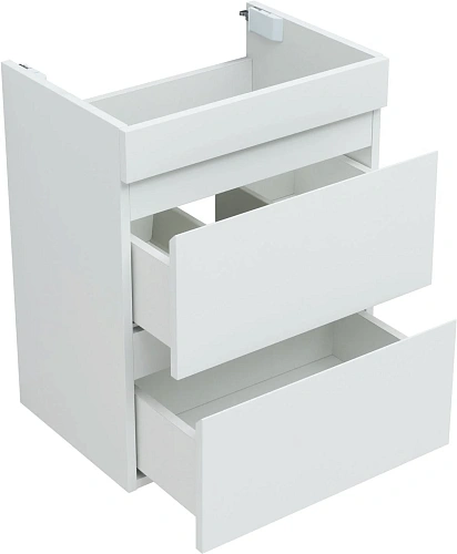 Тумба под раковину Aquanet Нота New 50 белый глянец 00335416 подвесная Тумба под раковину Aquanet Нота New 50 белый глянец 00335416 подвесная