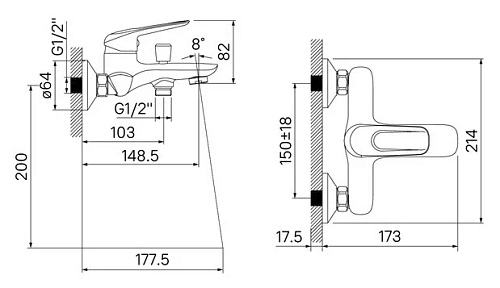 Смеситель для ванны IDDIS Male (MALSB00i02WA) Смеситель для ванны IDDIS Male (MALSB00i02WA)