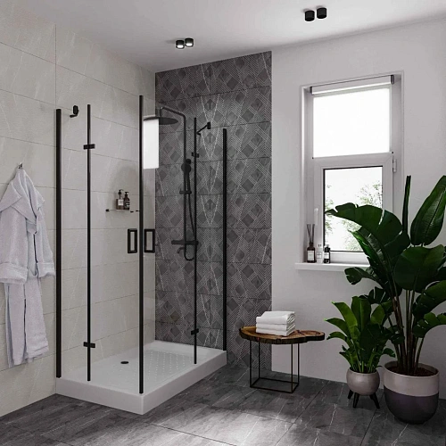 Душевой уголок Niagara Nova NG-6817-08 BLACK (120x80x190) прямоугольная, двери распашные, 68170811BLACK Душевой уголок Niagara Nova NG-6817-08 BLACK (120x80x190) прямоугольная, двери распашные, 68170811BLACK