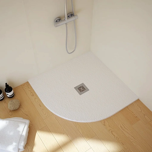Душевой поддон STAROhome LITE 90х90 WHITE MATT, LITE 1237427 угловой из искусственного камня Душевой поддон STAROhome LITE 90х90 WHITE MATT, LITE 1237427 угловой из искусственного камня