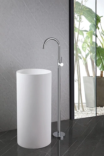 Смеситель для раковины ABBER Wasser Kreis AF8141 хром Смеситель для раковины ABBER Wasser Kreis AF8141 хром