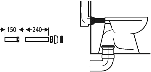 Впускной гарнитур GROHE, альпин-белый (37103SH0) Впускной гарнитур GROHE, альпин-белый (37103SH0)