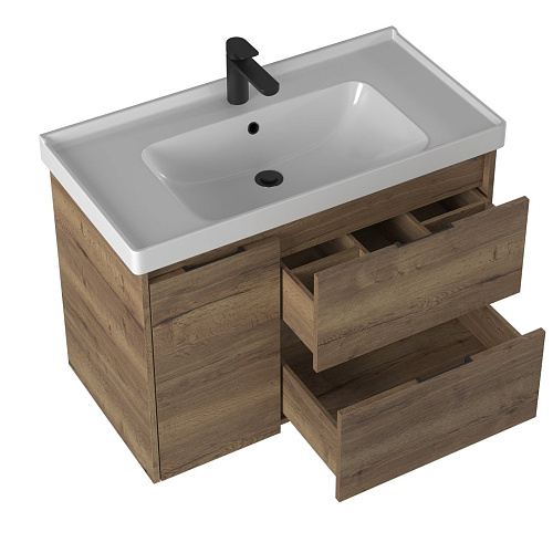 Тумба под раковину BRIZ Берн 90 см 238 03-20090-15 00 ВЕЛ, дуб веллингтон Тумба под раковину BRIZ Берн 90 см 238 03-20090-15 00 ВЕЛ, дуб веллингтон