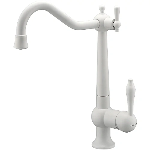 Смеситель для кухни Paulmark RETRO белый матовый Re213226-WH Смеситель для кухни Paulmark RETRO белый матовый Re213226-WH