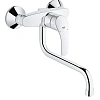 Смеситель для кухни GROHE Eurosmart new настенный, вынос 200 мм, хром (32224002) Смеситель для кухни GROHE Eurosmart new настенный, вынос 200 мм, хром (32224002)