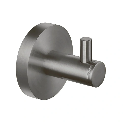 Крючок Aquatek Европа AQ4101BGM черный хром шлифованный Крючок Aquatek Европа AQ4101BGM черный хром шлифованный