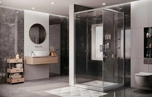 Душевой уголок Ambassador Kingston 14011119 (800x800x2000) Душевой уголок Ambassador Kingston 14011119 (800x800x2000)