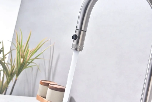 Смеситель для кухни Paulmark Galant брашированная сталь Ga213077-BS Смеситель для кухни Paulmark Galant брашированная сталь Ga213077-BS