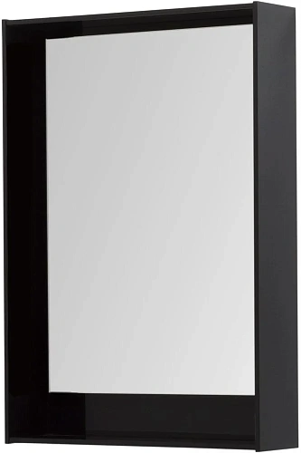 Зеркало Aquanet Милан 60 LED черный глянец 00306383 Зеркало Aquanet Милан 60 LED черный глянец 00306383