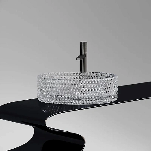 Раковина Ceramica Nova CRISTAL CN6062 Прозрачная накладная Раковина Ceramica Nova CRISTAL CN6062 Прозрачная накладная