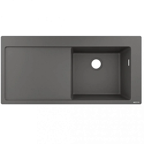 Кухонная мойка Hansgrohe 450 с крылом S514-F450 43314290, серый камень встраиваемая Кухонная мойка Hansgrohe 450 с крылом S514-F450 43314290, серый камень встраиваемая