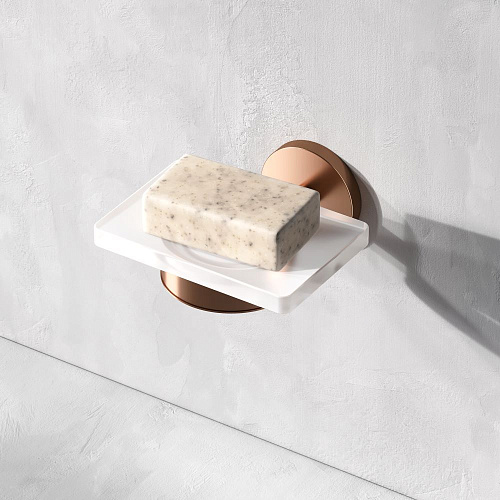 Мыльница AM.PM X-Joy A85A34244, стеклянная розовое золото Мыльница AM.PM X-Joy A85A34244, стеклянная розовое золото