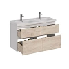 Тумба под раковину Lemark COMBI 125 см подвесная/напольная, дуб кантри/белый LM03C125T-dub Тумба под раковину Lemark COMBI 125 см подвесная/напольная, дуб кантри/белый LM03C125T-dub