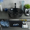 Раковина Gid Nc911 52224 накладная черная матовая 41.5x41.5x13.5 Раковина Gid Nc911 52224 накладная черная матовая 41.5x41.5x13.5