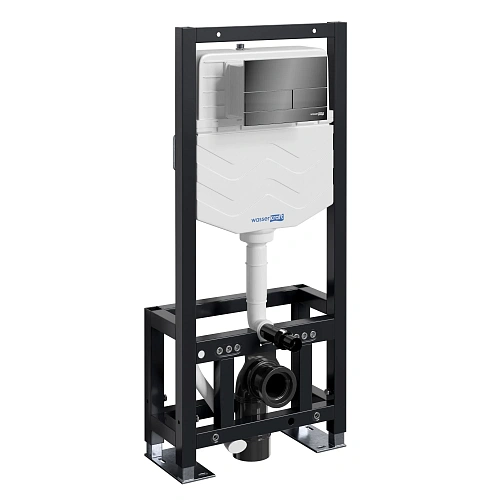 Инсталляция для унитаза WasserKRAFT Dill 61TLT.010.ME.PB04 с клавишей смыва черный Инсталляция для унитаза WasserKRAFT Dill 61TLT.010.ME.PB04 с клавишей смыва черный