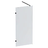 Душевая перегородка AM.PM X-Joy W94UWI-90-F1-BTE 90x195, стекло прозрачное 8 мм с покрытием, профиль черный