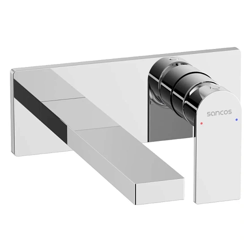 Смеситель для раковины Sancos Studio SC9017CH c внутренней частью, хром Смеситель для раковины Sancos Studio SC9017CH c внутренней частью, хром