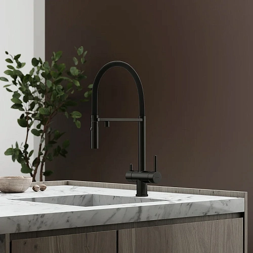 Смеситель для кухни Sancos Imola SC4010MB под фильтр, черный матовый Смеситель для кухни Sancos Imola SC4010MB под фильтр, черный матовый