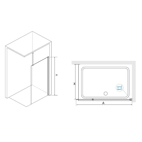 Душевая перегородка RGW Walk In WA-003 351000310-11 Душевая перегородка RGW Walk In WA-003 351000310-11
