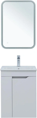 Тумба под раковину Aquanet Практика 50 белый матовый 00330451 напольная/подвесная Тумба под раковину Aquanet Практика 50 белый матовый 00330451 напольная/подвесная