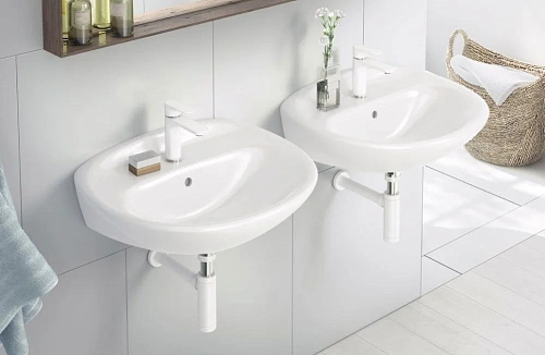 Раковина Gustavsberg Estetic С+ 410350 410350S3 50 x 42 см подвесная, покрытие Ceramicplus, цвет бел Раковина Gustavsberg Estetic С+ 410350 410350S3 50 x 42 см подвесная, покрытие Ceramicplus, цвет бел