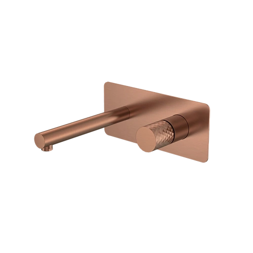 Смеситель для раковины Boheme Stick 125-CB встраиваемый Copper Brushed ручка DIAMOND Смеситель для раковины Boheme Stick 125-CB встраиваемый Copper Brushed ручка DIAMOND
