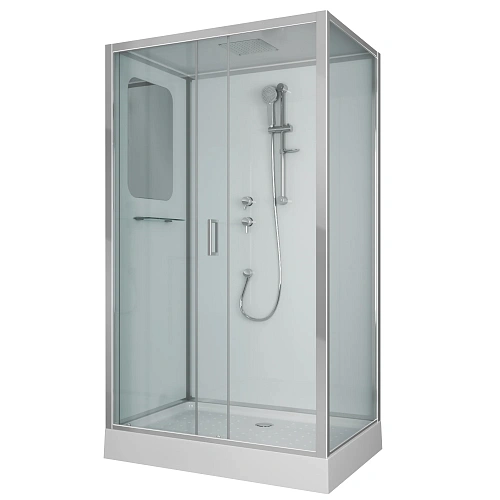 Душевая кабина Niagara Premium NG-6012-01QR (1200х800х2100) низкий поддон (16 см) стекло прозрачное 60120114QR Душевая кабина Niagara Premium NG-6012-01QR (1200х800х2100) низкий поддон (16 см) стекло прозрачное 60120114QR