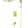 Душевая система Wonzon & Woghand с термостатом, встраиваемая, брашированное золото (WW-88929003-BG) Душевая система Wonzon & Woghand с термостатом, встраиваемая, брашированное золото (WW-88929003-BG)