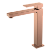 Картинка анонса товара «смеситель для раковины boheme qubic 472-cb copper brushed»