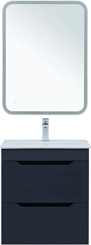 Тумба под раковину Aquanet Практика 60 маренго 2 ящика 00330458 напольная/подвесная Тумба под раковину Aquanet Практика 60 маренго 2 ящика 00330458 напольная/подвесная