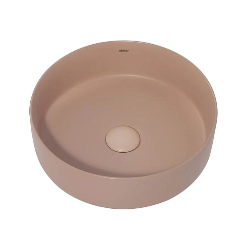 Раковина ABBER Bequem AC2108MBB накладная, бежевая матовая Раковина ABBER Bequem AC2108MBB накладная, бежевая матовая