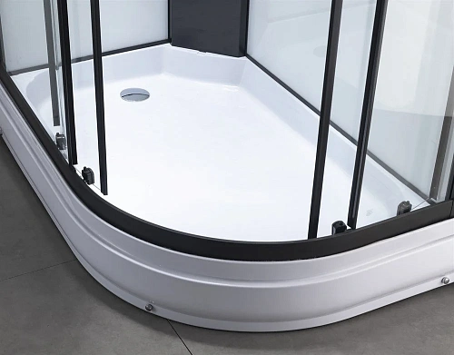 Душевая кабина Taliente с гидромассажем, 120x80x220см левая, профиль черный, прозрозрачное стекло, б TA-128CB(L) Душевая кабина Taliente с гидромассажем, 120x80x220см левая, профиль черный, прозрозрачное стекло, б TA-128CB(L)