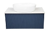 Тумба под раковину LA FENICE TERRA Blu Grigio синяя 80 FNC-01-TER-BG-80 Тумба под раковину LA FENICE TERRA Blu Grigio синяя 80 FNC-01-TER-BG-80