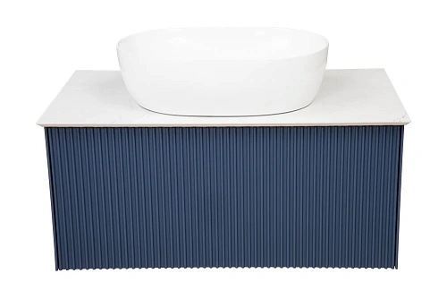 Тумба под раковину LA FENICE TERRA Blu Grigio синяя 80 FNC-01-TER-BG-80 Тумба под раковину LA FENICE TERRA Blu Grigio синяя 80 FNC-01-TER-BG-80