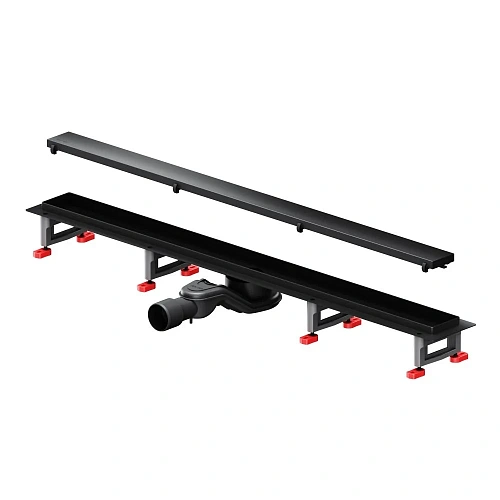 Душевой лоток AM.PM Master Flow W01SC-U11-090-04BM Tile 90см, черный матовый Душевой лоток AM.PM Master Flow W01SC-U11-090-04BM Tile 90см, черный матовый