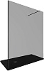 Душевая перегородка Allen Brau Infinity 1 160 3.21034.BBA.T черный брашированный