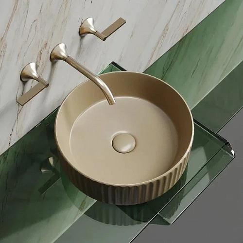 Раковина Ceramica Nova ELEMENT CN6057MC Капучино матовый накладная Раковина Ceramica Nova ELEMENT CN6057MC Капучино матовый накладная