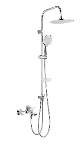 Душевая система Agger Nice A2595000 с изливом, хром Душевая система Agger Nice A2595000 с изливом, хром