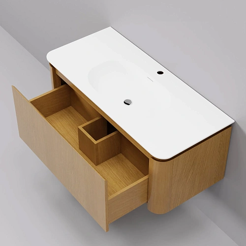 Тумба с раковиной ArtDecco Coco 100 ACC10W14S100 белый дуб Тумба с раковиной ArtDecco Coco 100 ACC10W14S100 белый дуб