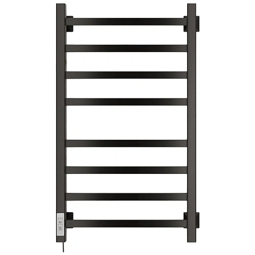 Полотенцесушитель электрический Ника STEP-1 80/40 RAL9005 черный матовый левый тэн STEP-1 80/40 черн мат лев Полотенцесушитель электрический Ника STEP-1 80/40 RAL9005 черный матовый левый тэн STEP-1 80/40 черн мат лев