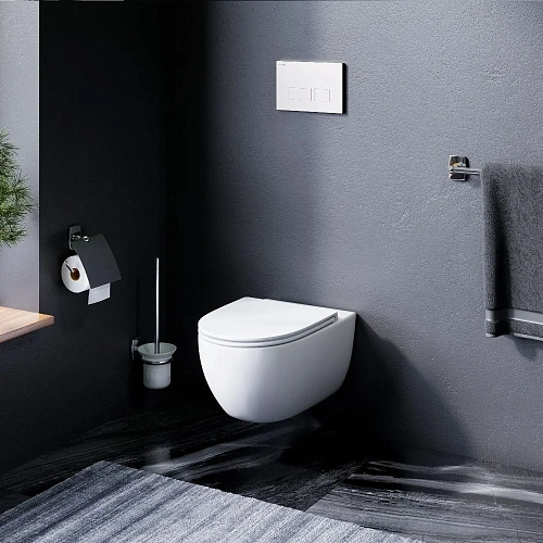 Комплект инсталляции AM.PM Awe IS47001.111700 с унитазом FlashСlean, сиденьем микролифт и клавишей черный Комплект инсталляции AM.PM Awe IS47001.111700 с унитазом FlashСlean, сиденьем микролифт и клавишей черный