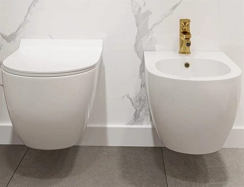 Комплект Унитаз подвесной Seramiksan Hill A031161H безободковый, с микролифтом + Система инсталляции 562805 Комплект Унитаз подвесной Seramiksan Hill A031161H безободковый, с микролифтом + Система инсталляции 562805