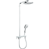 Картинка анонса товара «душевая система hansgrohe raindance select e 300 2jet showerpipe с термостатом, хром 27126000»