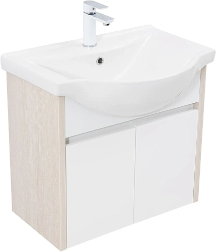 Тумба под раковину Aquanet Сидней 65 00345123 дуб атланта/белый Тумба под раковину Aquanet Сидней 65 00345123 дуб атланта/белый