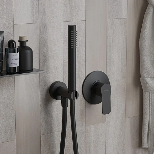 Душевой гарнитур Paini 53YO440TTAS черный Душевой гарнитур Paini 53YO440TTAS черный