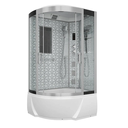 Душевая кабина Niagara Luxe NG-7712WR (800x1200х2150) высокий поддон стенки белые Душевая кабина Niagara Luxe NG-7712WR (800x1200х2150) высокий поддон стенки белые