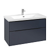 Картинка анонса товара «тумба под раковину villeroy &amp; boch subway 3.0 marine blue / marine blue c57001vq»